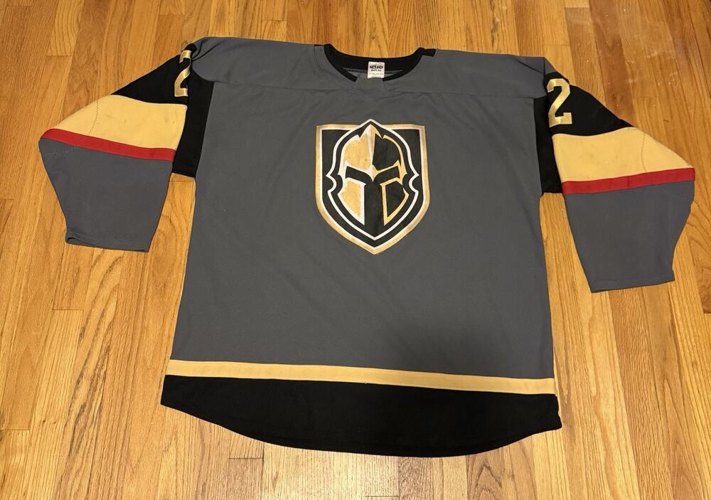 Athletic Knit Las Vegas Golden Knights NHL Hockey Jersey Mens 2XL #2 Whitecloud
